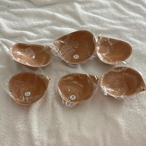 Seamless Tan Adhesive Bra Cups